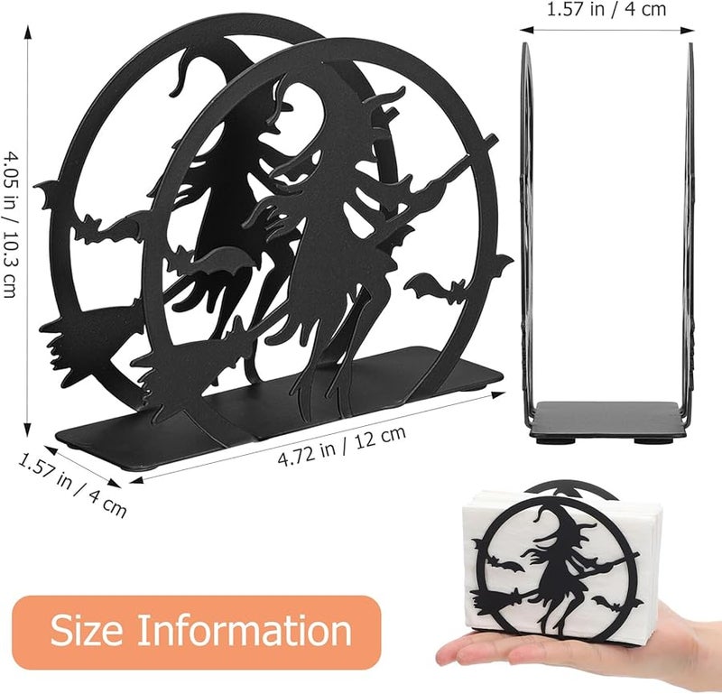 Nordic Iron Art Witch Style Napkin Holder Tissue Organizer For Home Hotel Dining Table - Image 2